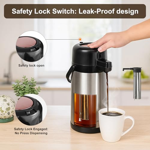Airpot Coffee Dispenser with Pump