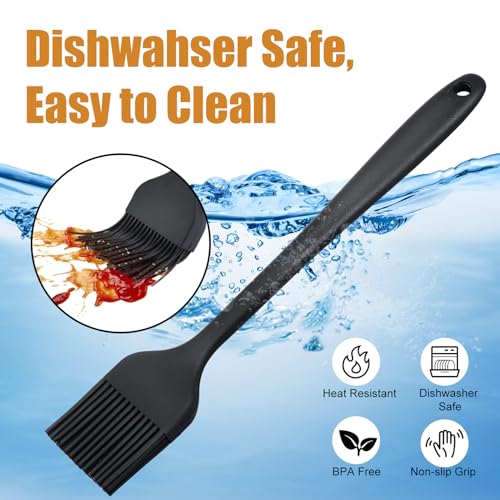 Silicone Basting Brush for Cooking 2 Pcs Pastry Brush for Grilling