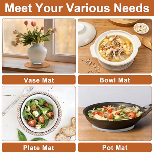 7 Inch Trivets for Hot Dishes (5 Count)