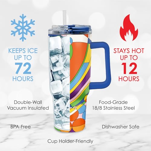 18 8 Stainless Steel Insulated Water Tumbler with Straw
