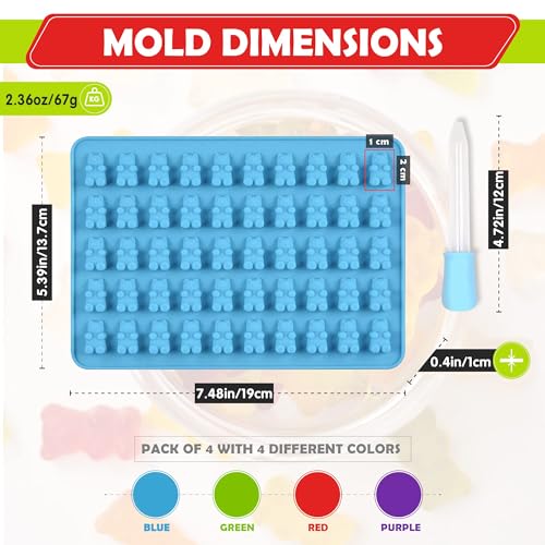 Gummy Bear Silicone Candy Molds
