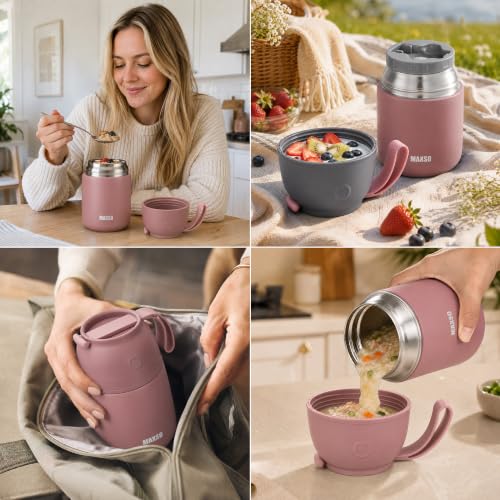 Insulated Thermo Food Jar for Hot & Cold Food for Adult