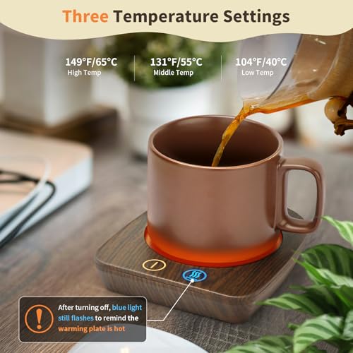 Coffee Mug Warmer & Mug Set