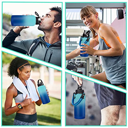 Stainless Steel Flask Water Bottle (9 Count)