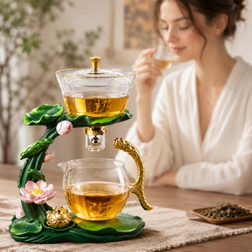 Glass Lotus Teapot with Infuser