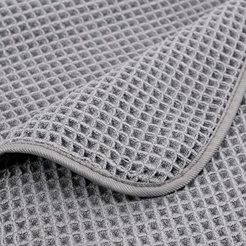 430 GSM Poly Blend Microfiber Quick Dry Waffle Bath Towel (4 Count)
