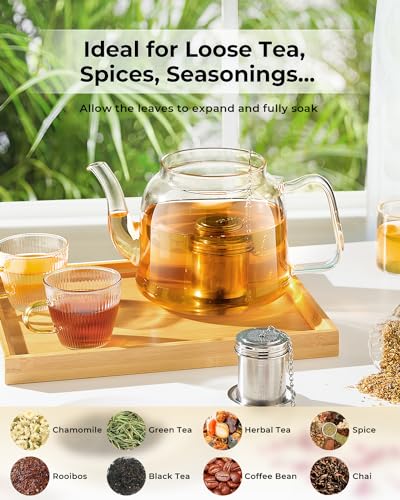 Tea Infuser Extra Fine Mesh Tea Strainers for Loose Tea