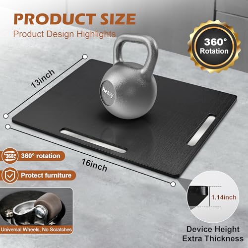 Appliance Slider for Kitchen Appliances 360° Rolling Sliding Tray for Coffee Maker Countertop