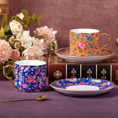 Tea Cup and Saucer (2 Count)