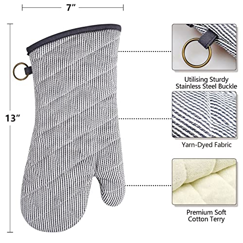 Yarn Dyed Oven Mitts 1 Pair (2 Count)