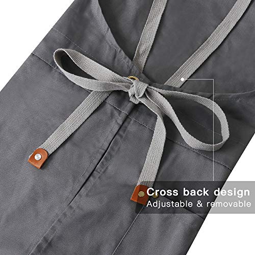 Crossback Apron with Pockets x2