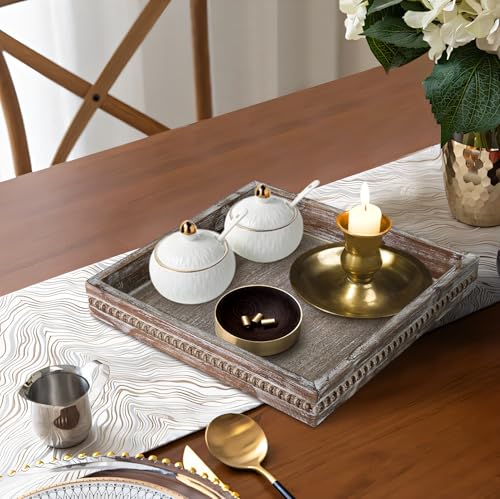Square Wood Serving Tray