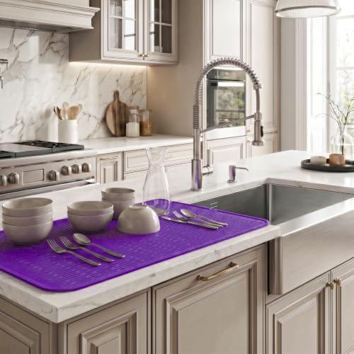 Silicone Dish Drying Mat for Multiple Usage
