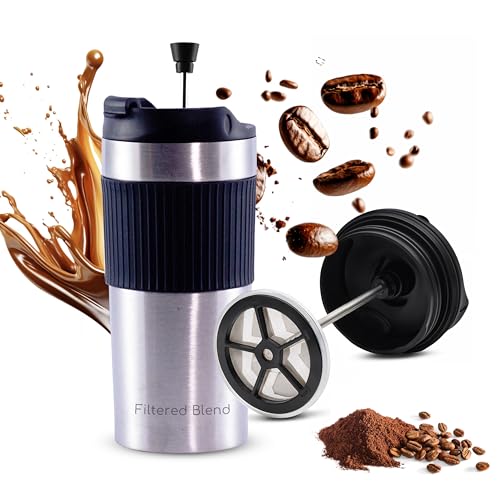 15oz Stainless Steel Travel French Press