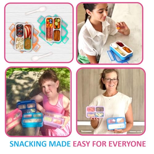 Small Snack Box Containers Kids Toddlers (2 Count)
