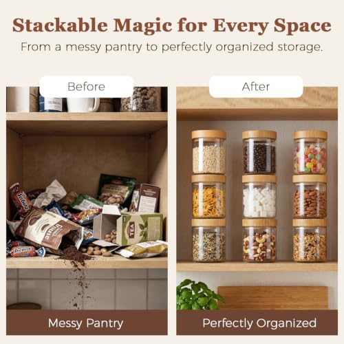 Overnight Oats Containers with Lids 16 oz (4 Count)