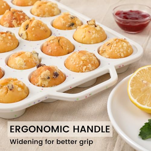 Mini Muffin Pan with Metal Reinforced Frame (2 Count)