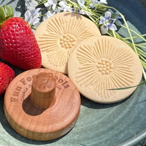 Flower Cookie Design Stamp by Fun Food Tools