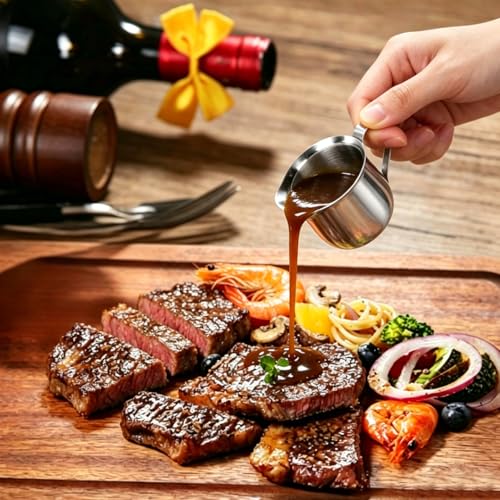 2.5 oz Milk Frothing Pitcher Stainless Steel Small Bell
