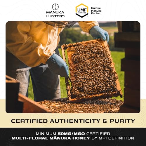 New Zealand Manuka Honey MGO 50 Raw & Pure Monofloral 8.8oz (8.8 Ounce)