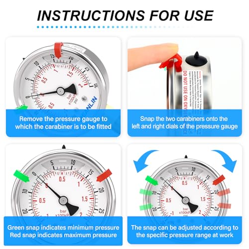 30inHG~30Psi Vacuum Pressure Gauge 1