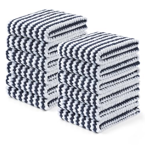 12 Pack Coral Velvet Kitchen Towels (12 Count)