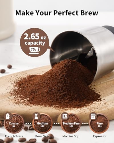 One Touch Coffee Grinder Electric