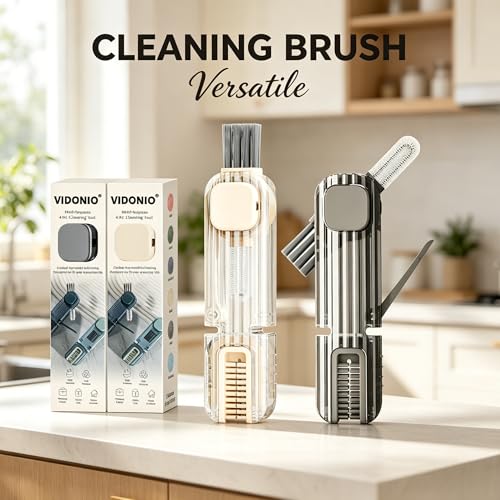 2Pcs 4 in 1 Cup Lid Gap Cleaning Brush Set (2 Count)