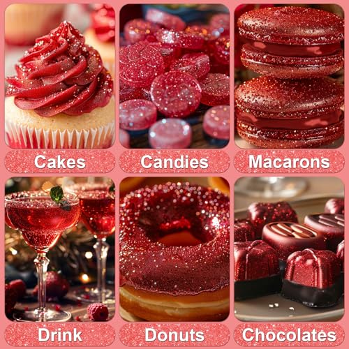 Red Edible Glitter