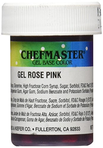 Rose Pink Gel Food Coloring