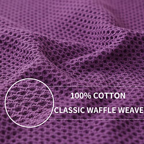 100% Cotton Waffle Weave Kitchen Dish Cloths 6 (6 Count)
