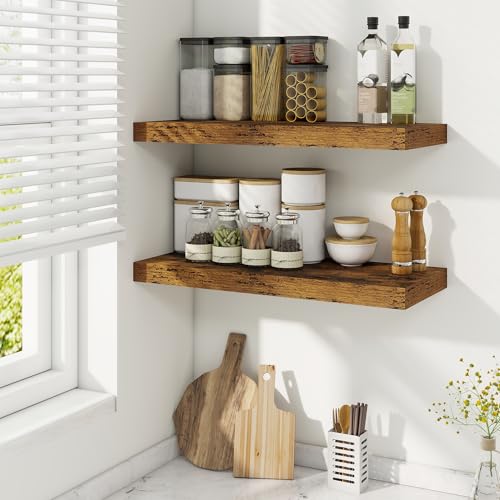 24 Inch Floating Shelves (2 Count)