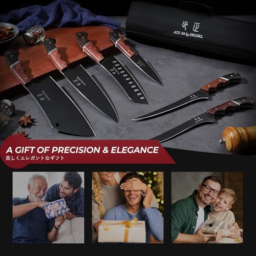 Kitchen Knife Set with Bag (6 Count)