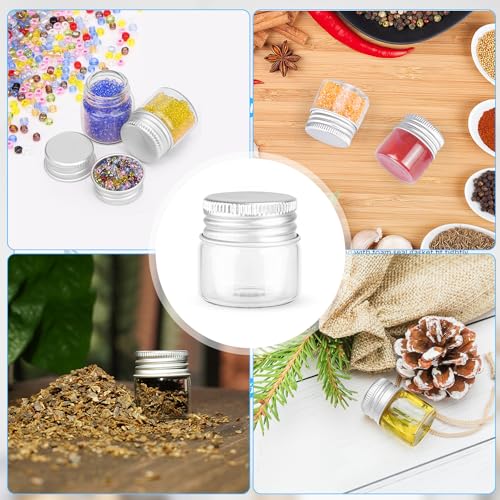 50 Pack 10ml Clear Glass Essential Oil Bottle (50 Count)
