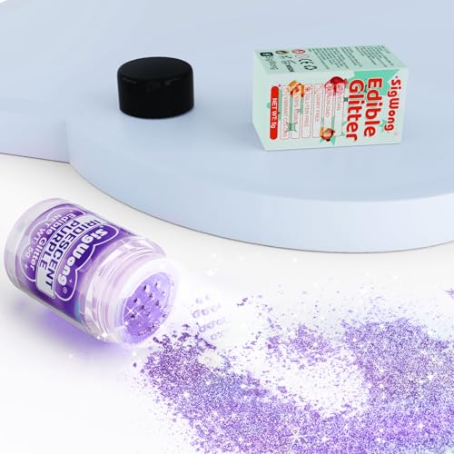 Iridescent Purple Edible Glitter