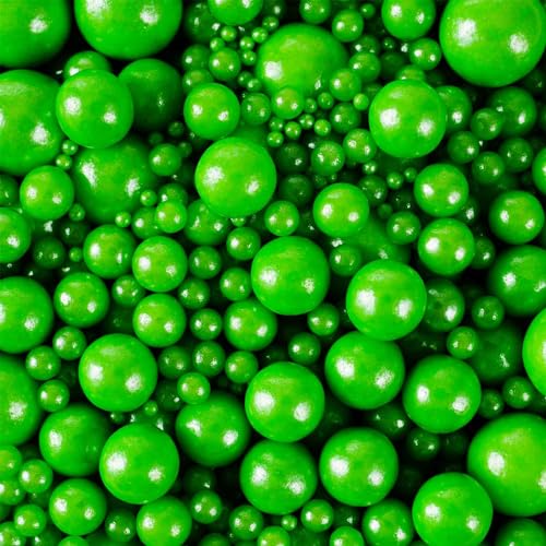 Halloween Green Pearl Sugar Sprinkles (4.58 Ounce)