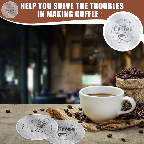 2 Pcs 53.3 X 0.2 X 0.2 Mm Espresso Puck Screen for Portafilter (2 Count)
