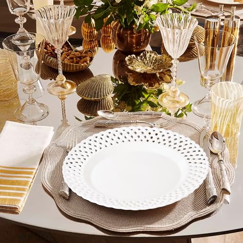 Large White Dinner Plates 12 inch (4 Count)