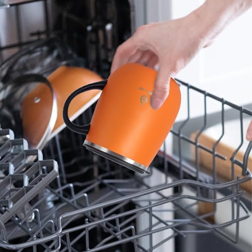 16 oz Insulated Coffee Mug with Lid and Handle