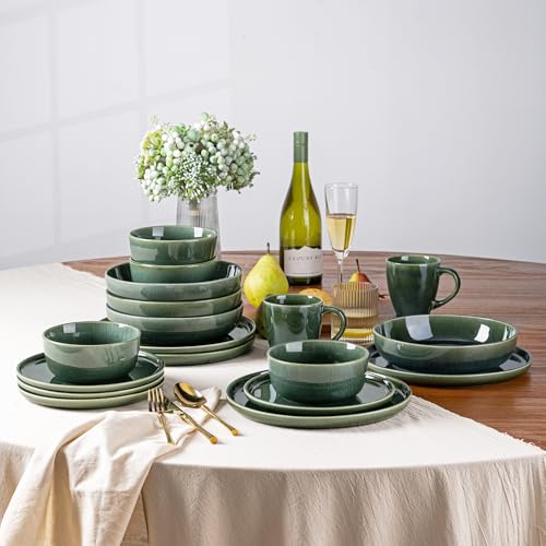 8.75'' Large Ceramic Pasta Bowls (4 Count)