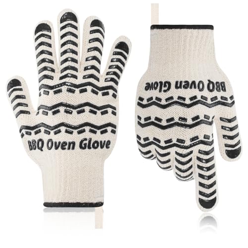 BBQ Gloves 932℉ Heat Resistant Oven Gloves