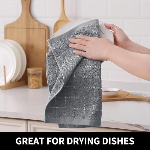 100% Cotton Terry Kitchen Dish Cloths (6 Count)