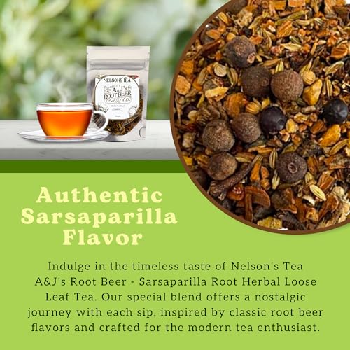 A & J's Root Beer Sarsaparilla Loose Leaf Tea