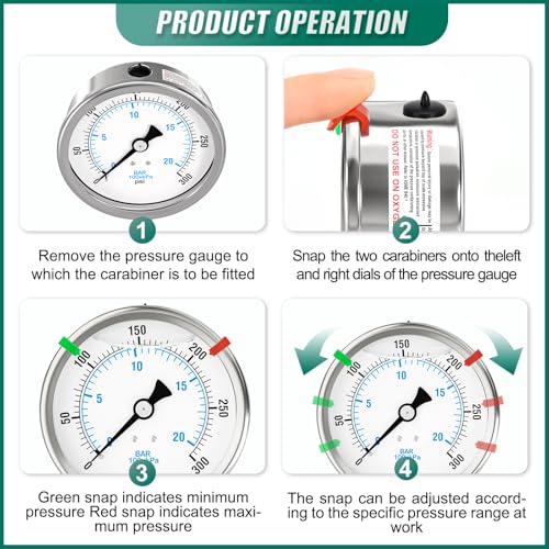 0 300PSI Stainless Steel Liquid Filled Pressure Gauge