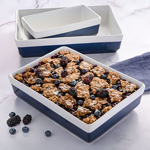 3 Piece Oven to Table Stoneware Bakeware Set