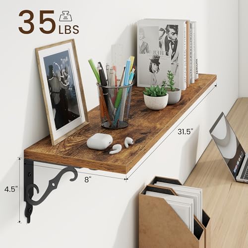 Floating Shelves for Wall Decor (2 Count)