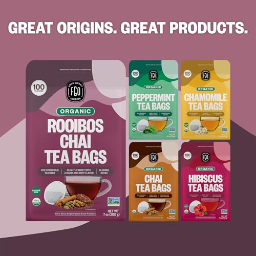 Organic Rooibos Chai Tea (100 Count)