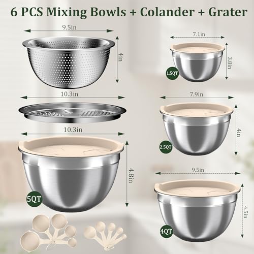 Mixing Bowls with Lids Set