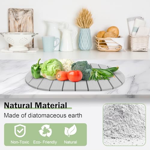 Stone Dish Drying Mat for Kitchen Counter
