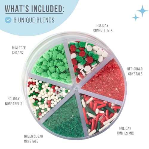Christmas Sprinkles Mix (6.45 Ounce)